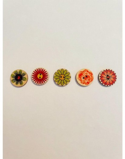 MANDALA  DÜĞME 5 ADET