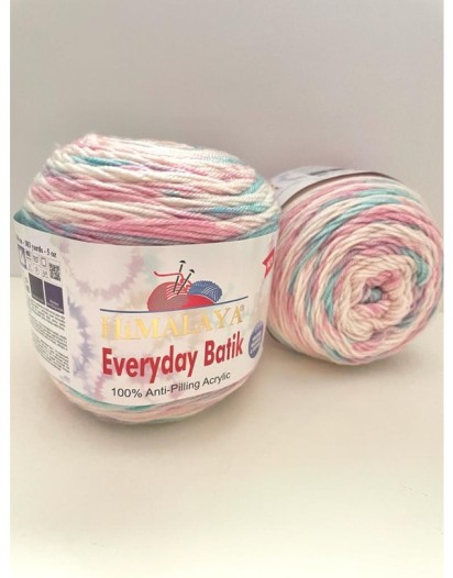EVERYDAY BATİK 74202 PEMBE MAVİ EBRULİ