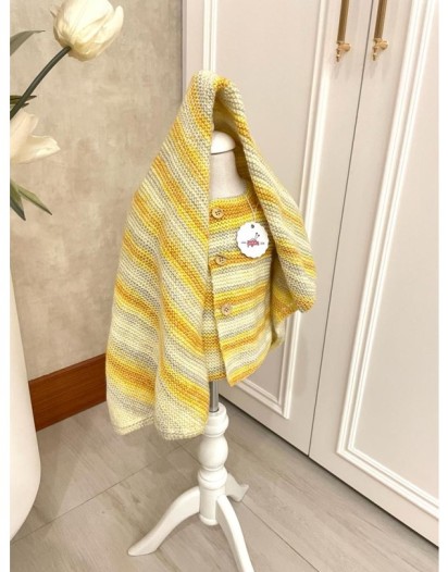 BATİK YENİ DOĞAN BEBEK TAKIM 0-6 BATTANİYESİ YELEK 