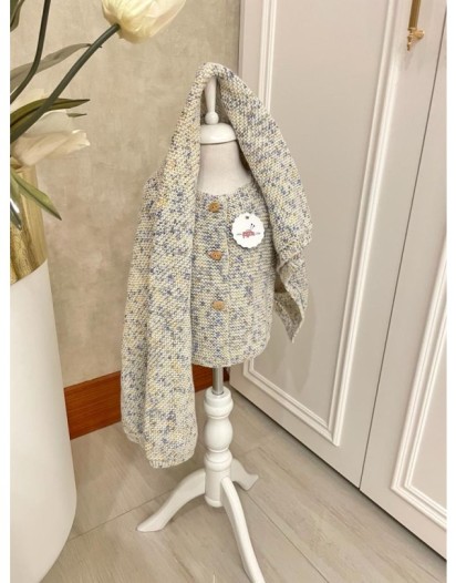 PERLA YENİ DOĞAN BEBEK TAKIMI 0-6 AY BATTANİYE YELEK