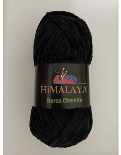 BURSA CHENİLLE GECE SİYAHI