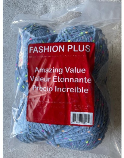 FASHION PLUS KADİFE MAVİ 490 GR