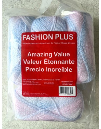 FASHION PLUS BEBEK MAVİ & PEMBE EBRULİ 400-410 GR