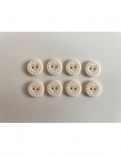 KALP DÜĞME KREM 8'Lİ