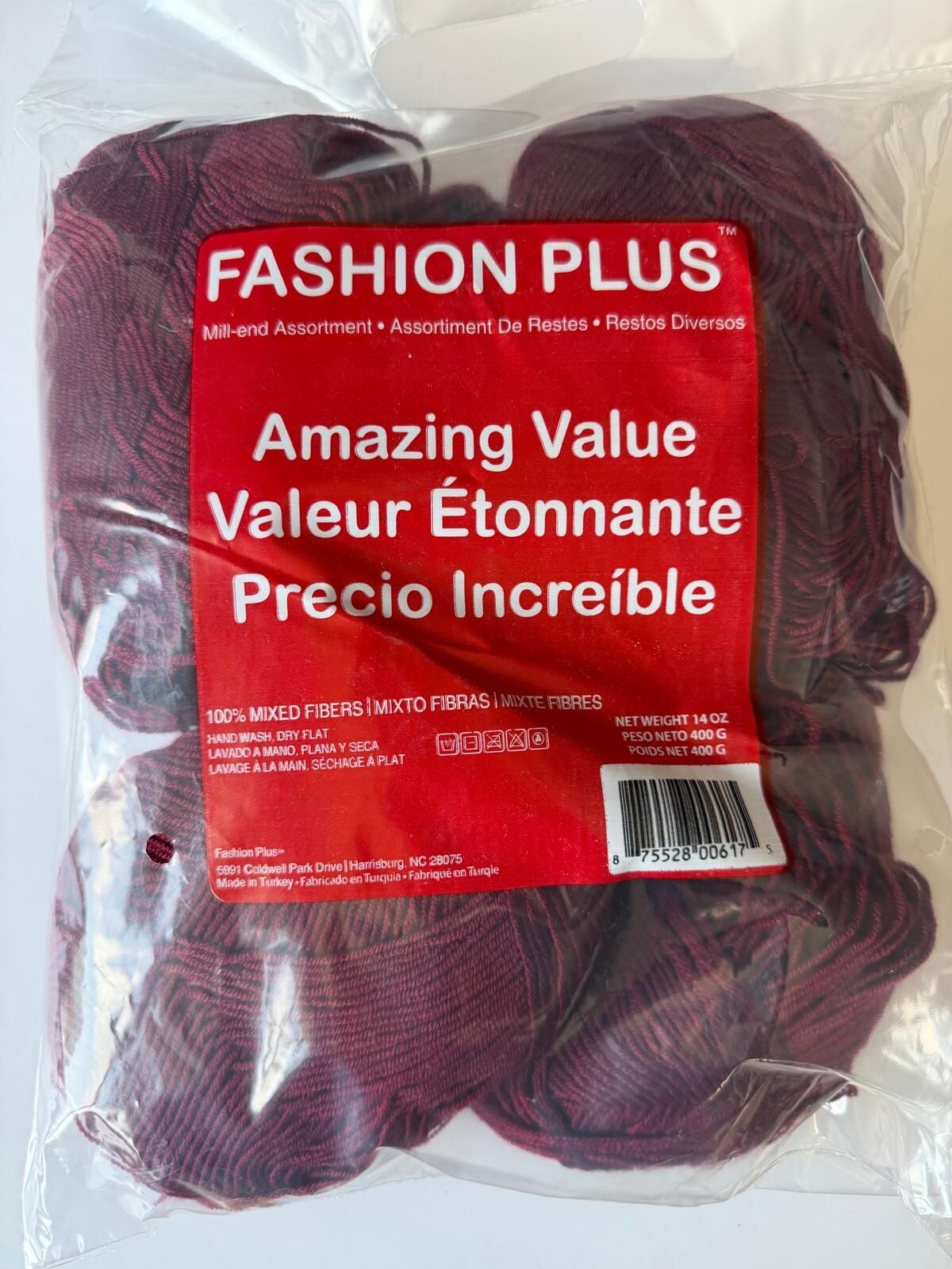 FASHION PLUS BORDO 460-4801 GR NO:489