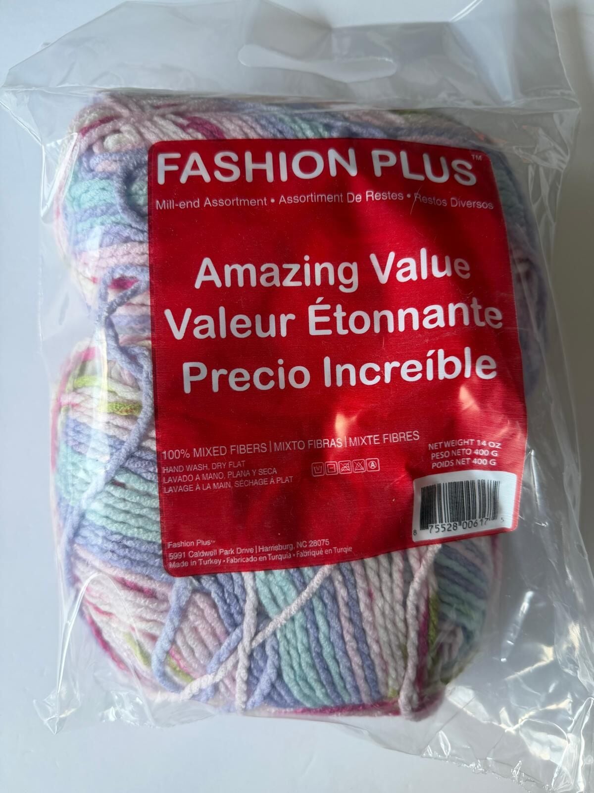 FASHION PLUS EBRULİ PEMBE YEŞİL 405 GR NO:494