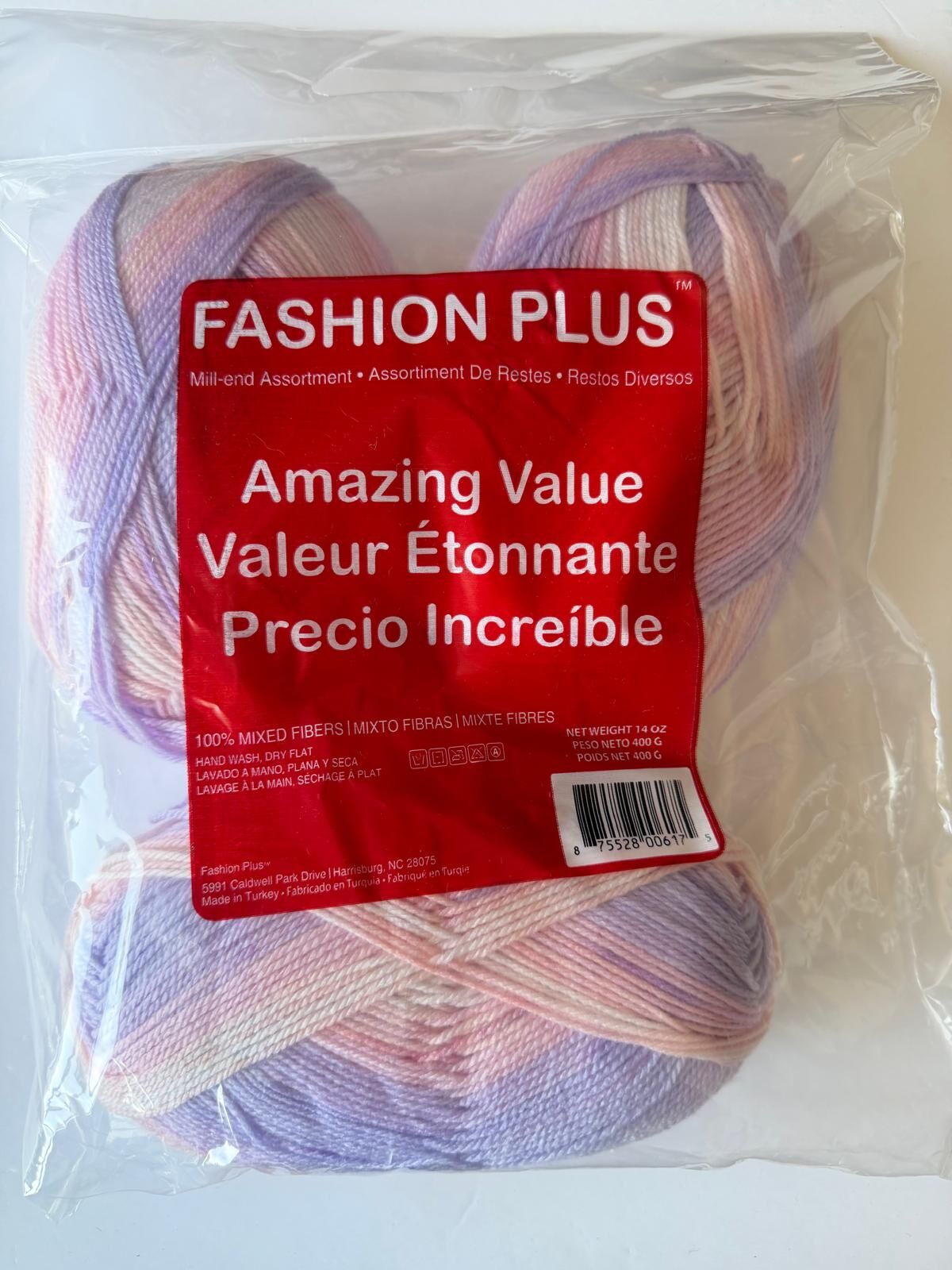 FASHION PLUS PEMBE MAVİ 350GR NO:498