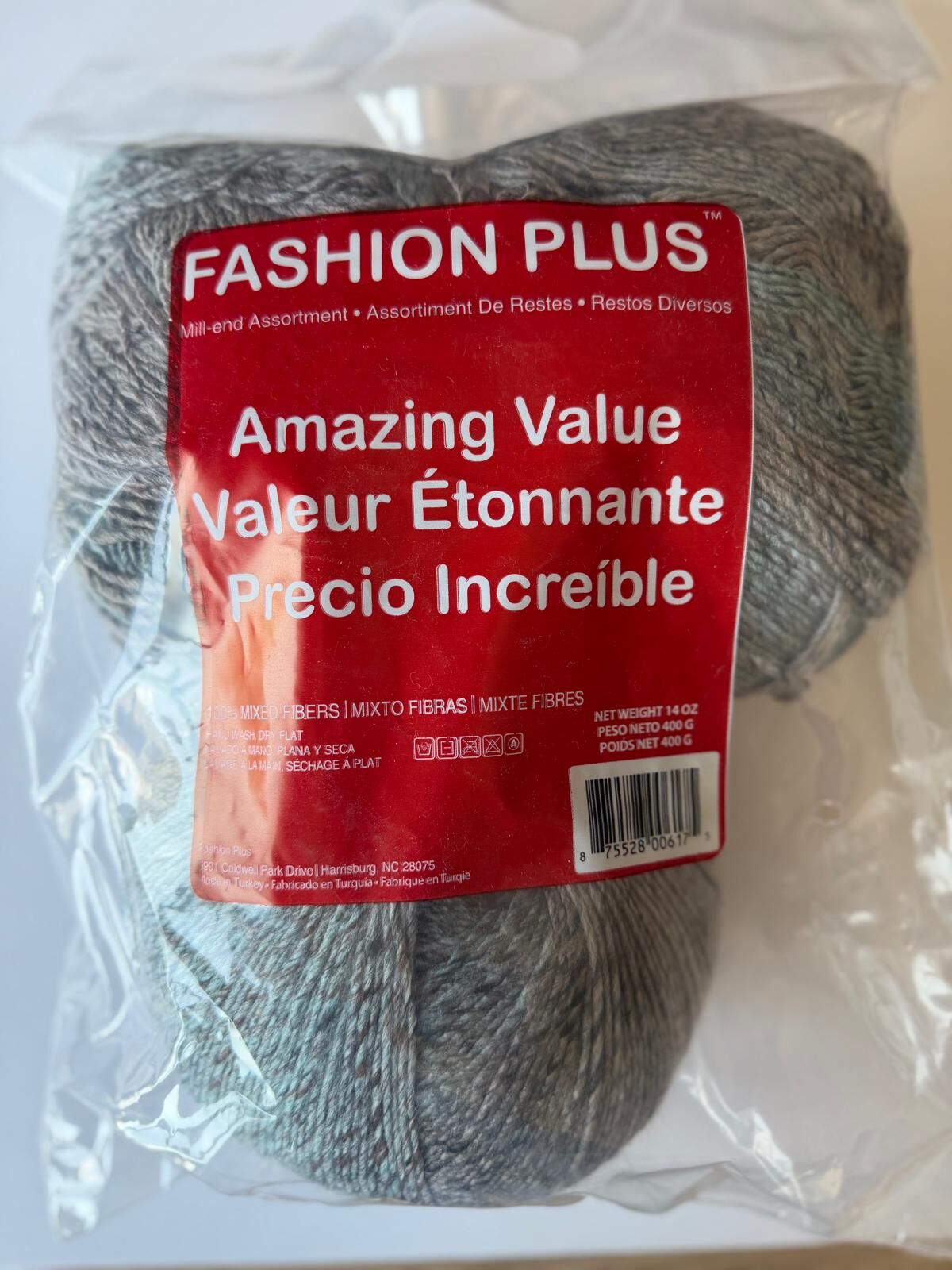 FASHION PLUS MAVİ GRİ EBRULİ 455 GR NO:514