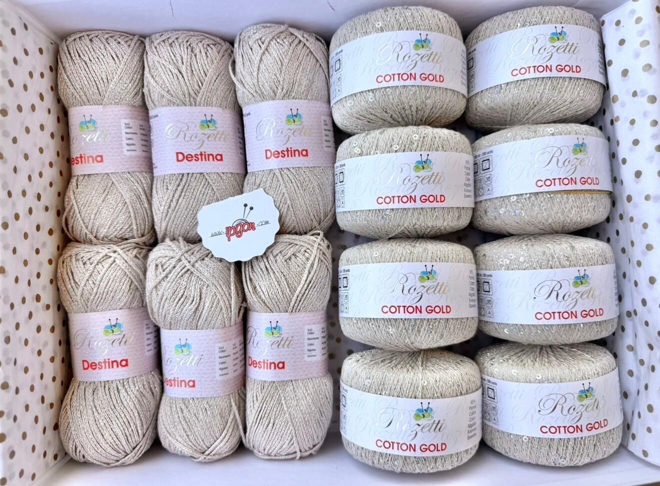 KUTU SETİMİZ ROZETTİ DESTİNA & COTTON GOLD 66