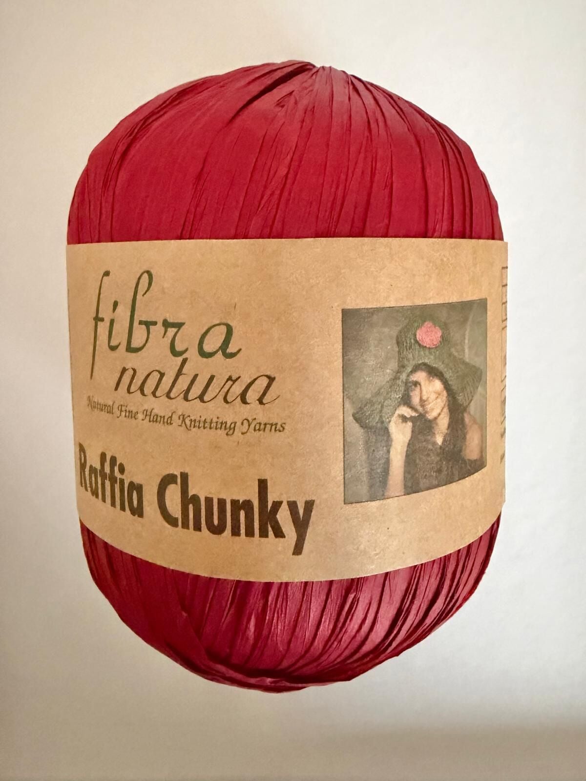 FİBRA NATURA RAFFİA CHUNKY  KOYU KIRMIZI 114-44