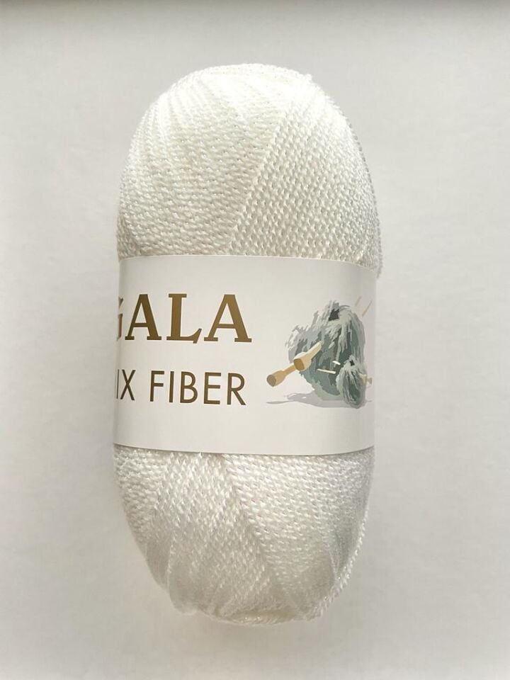 GALA MIX FIBER BEYAZ PIRILTILI
