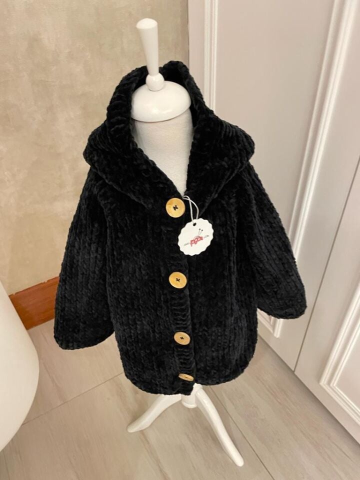 BURSA CHENİLLE GECE SİYAHI