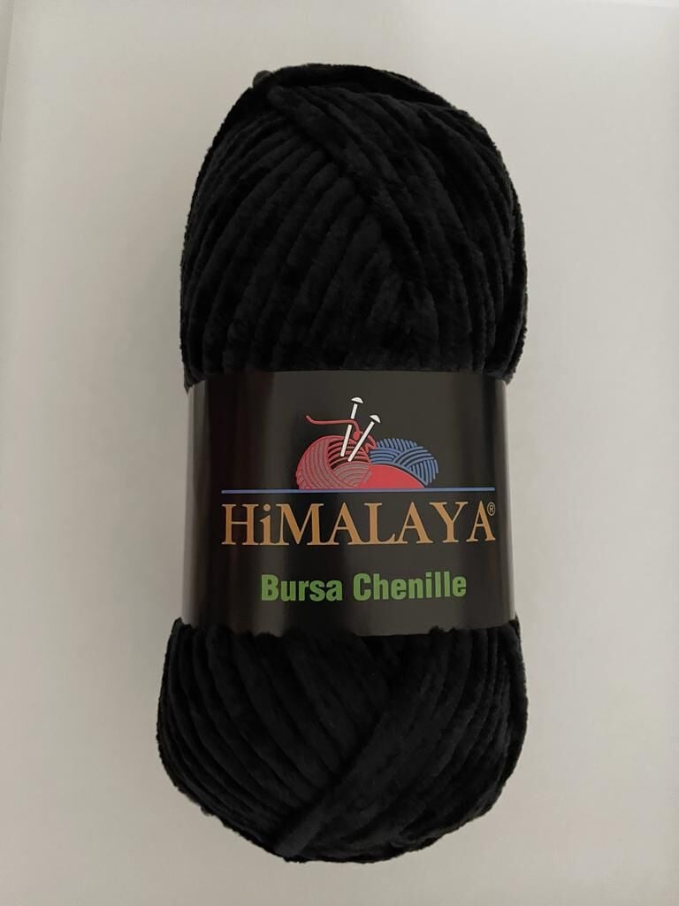 BURSA CHENİLLE GECE SİYAHI
