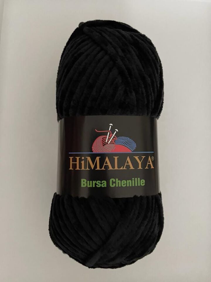 BURSA CHENİLLE GECE SİYAHI
