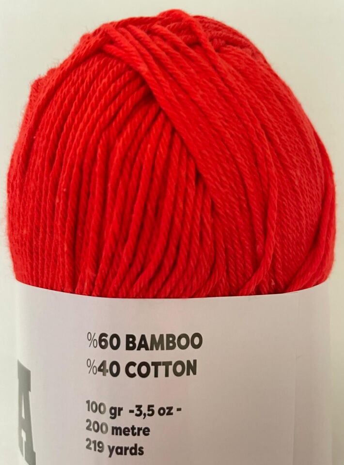 GALA BAMBOO COTTON 04 KIRMIZI