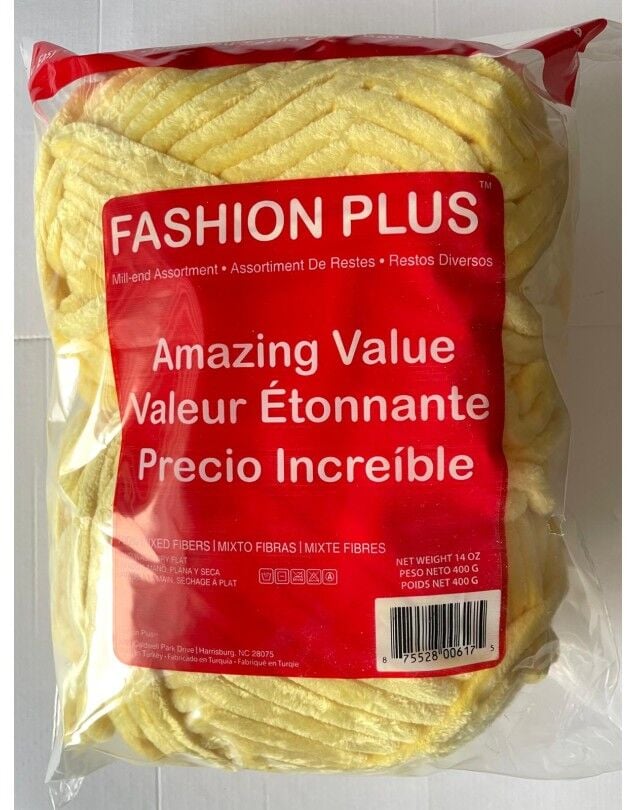 FASHION PLUS 137 KALIN KADİFE SARI 513 GR