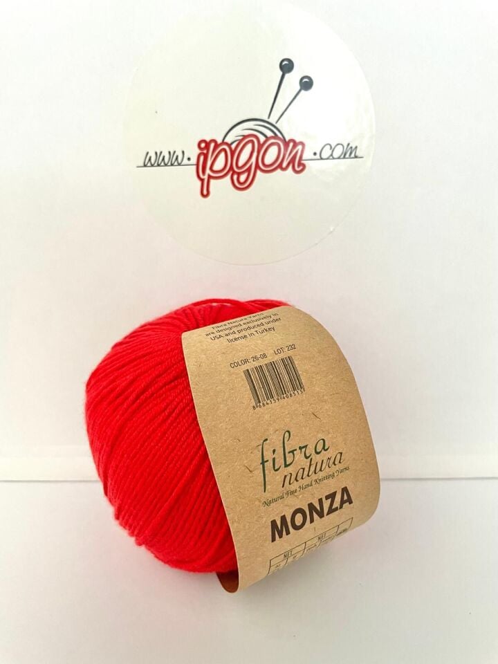 FIBRA NATURA MONZA KIRMIZI 26-08