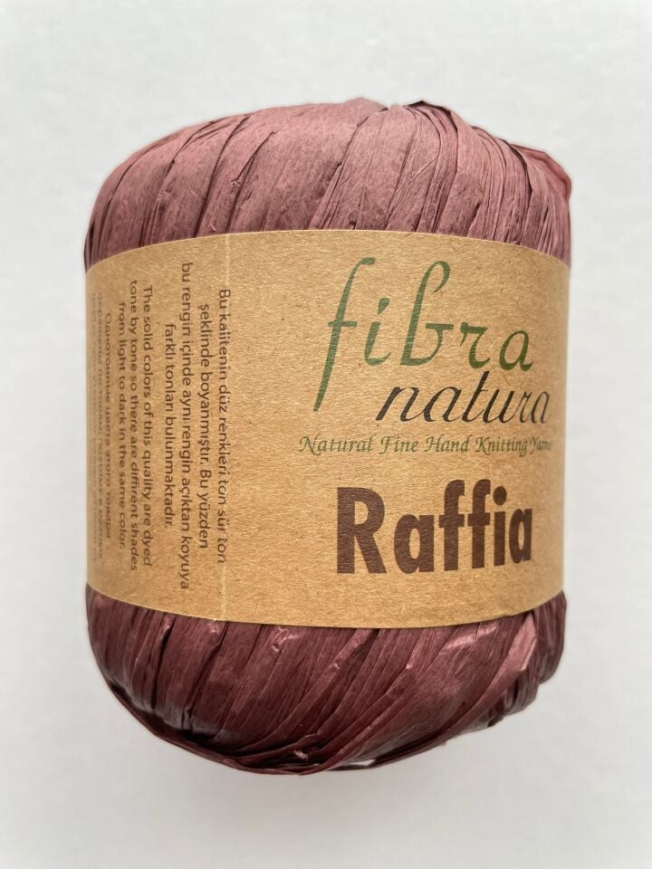 FİBRA NATURA RAFFİA KAHVERENGİ 116-03
