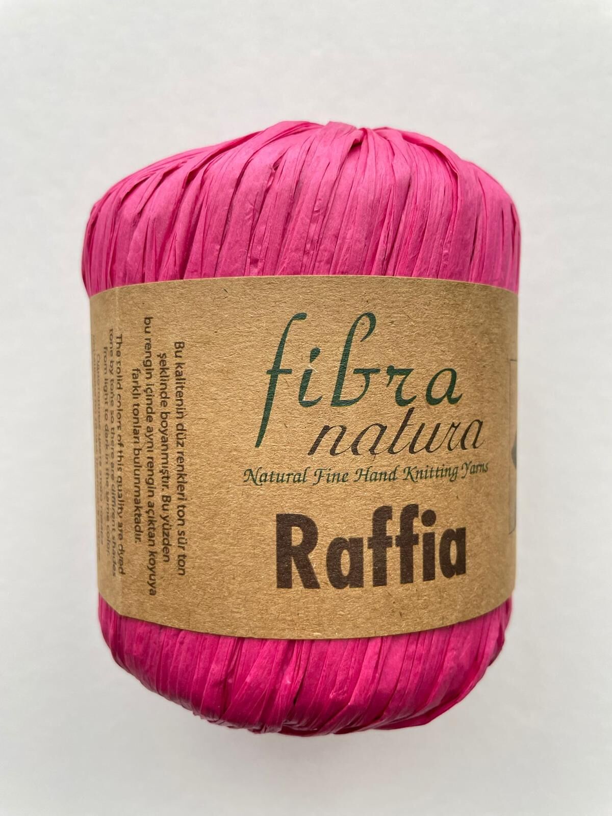 FİBRA NATURA RAFFİA PEMBE 116-07