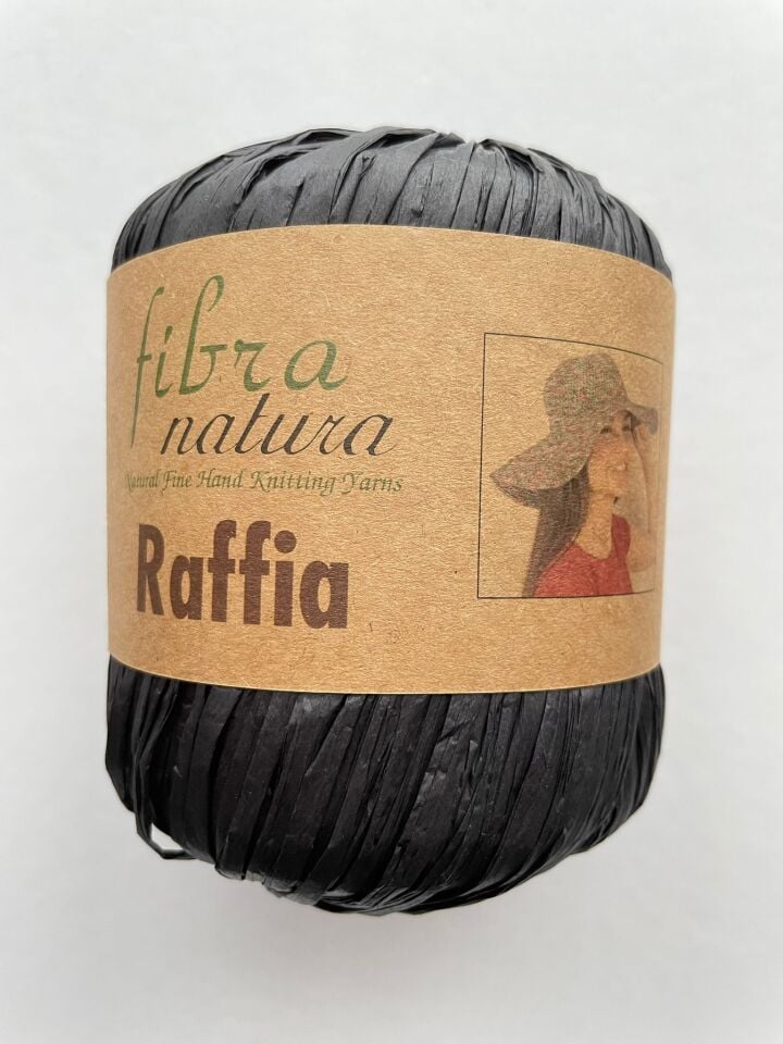 FİBRA NATURA RAFFİA SİYAH 116-12