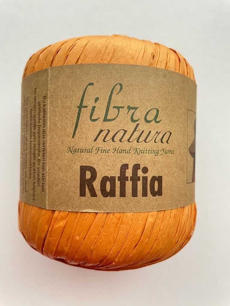 FİBRA NATURA RAFFİA TURUNCU 116-20