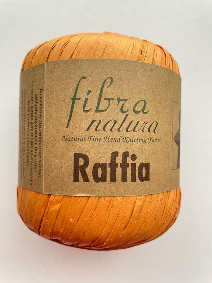 FİBRA NATURA RAFFİA TURUNCU 116-20