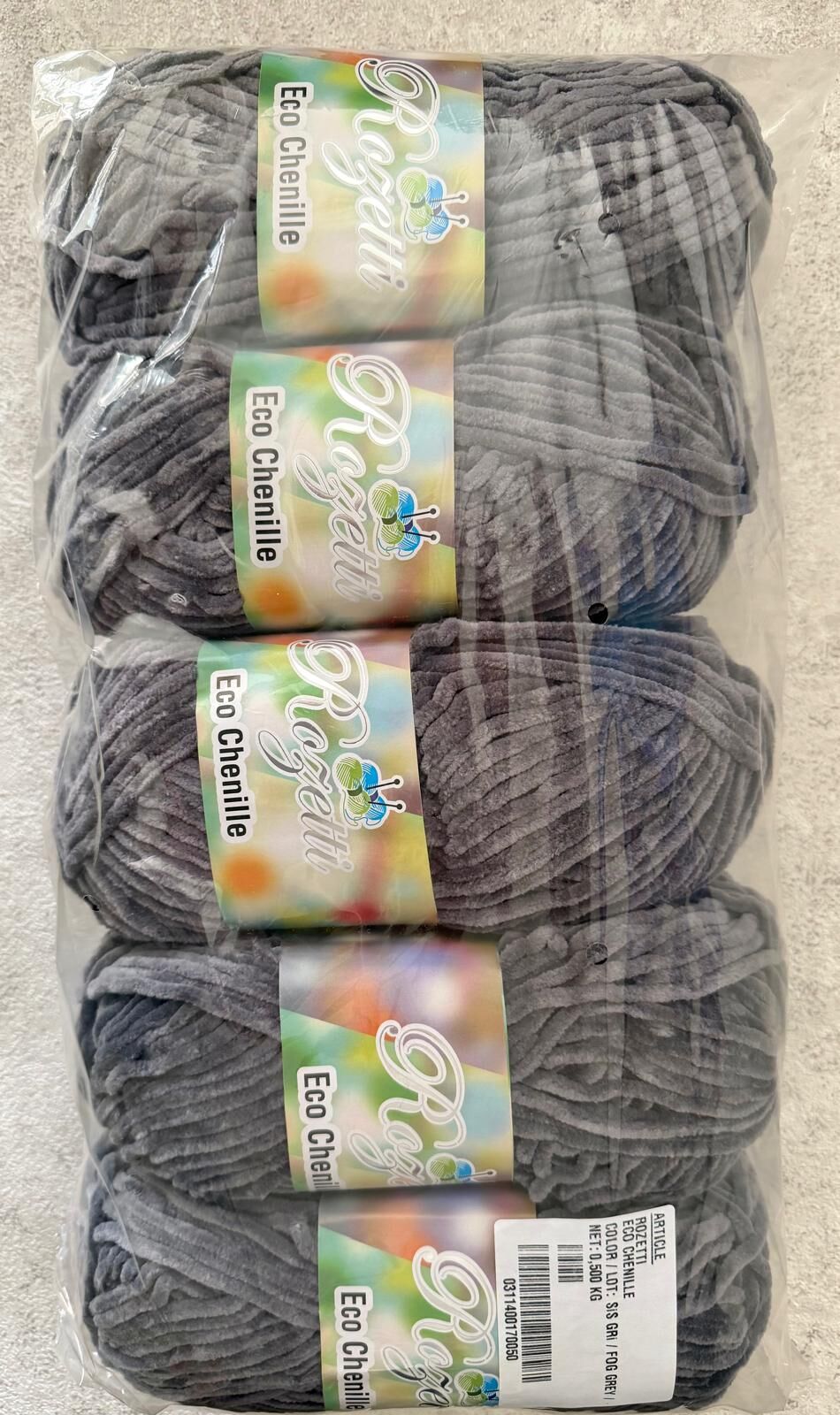 ECO CHENİLLE 02-33 SİS GRİ 5 ADET