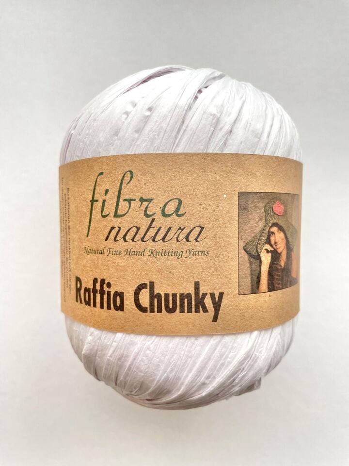 FİBRA NATURA RAFFİA CHUNKY BEYAZ  114-01