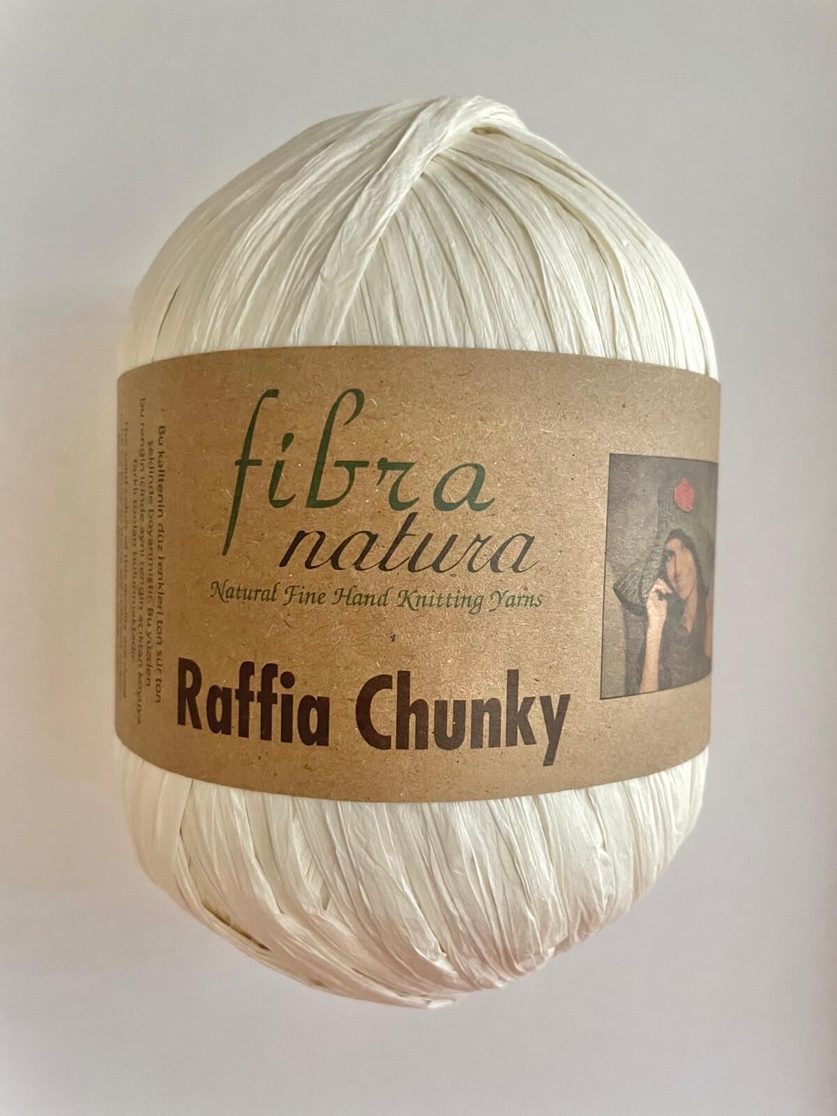 FİBRA NATURA RAFFİA CHUNKY EKRU 114-02