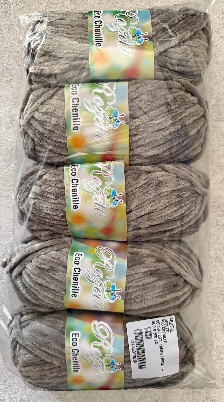 ECO CHENİLLE 02-34 YOSUN 5 ADET