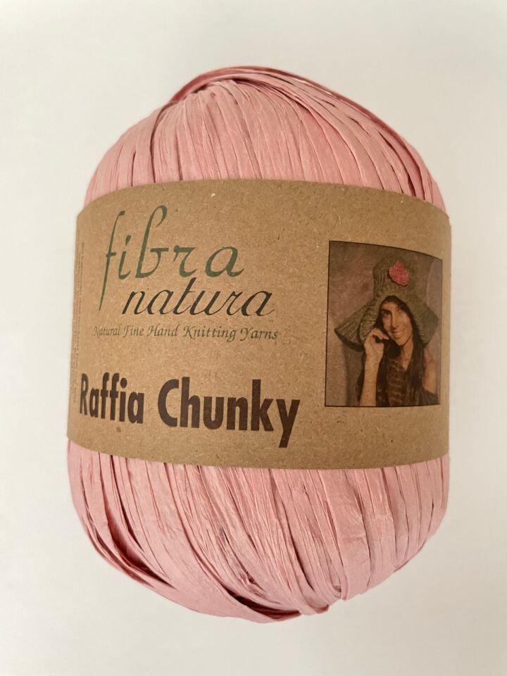 FİBRA NATURA RAFFİA CHUNKY  PEMBE 114-04