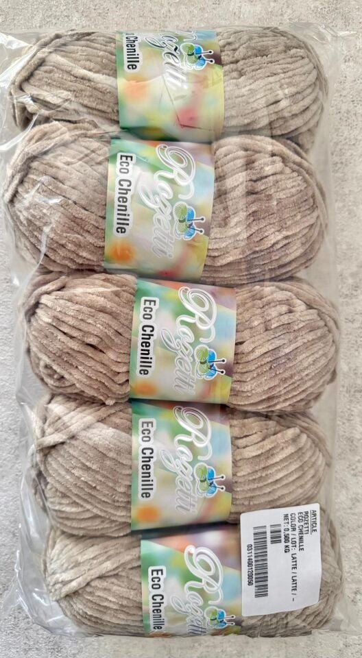 ECO CHENİLLE 02-37 LATTE 5 ADET