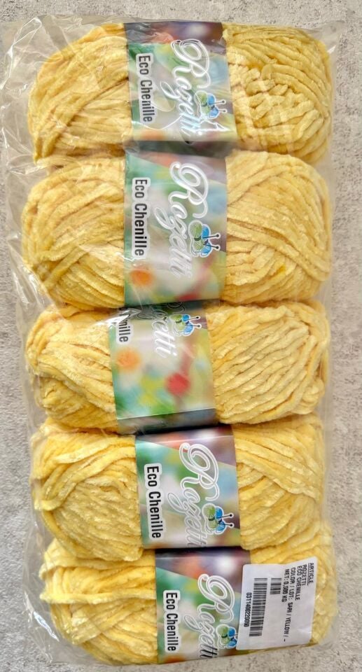 ECO CHENİLLE 02-38 SARI 5 ADET