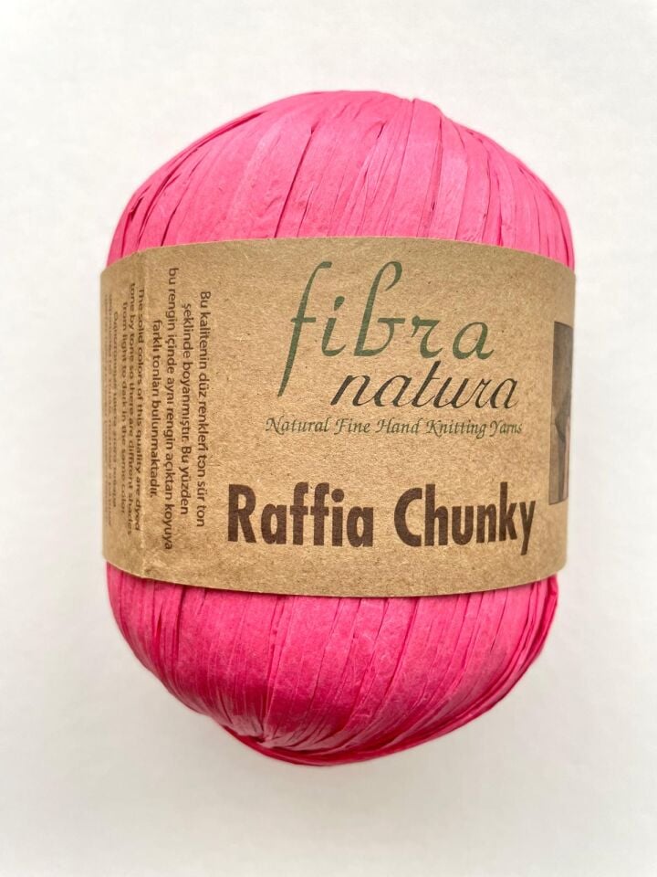 FİBRA NATURA RAFFİA CHUNKY PEMBE 114-06