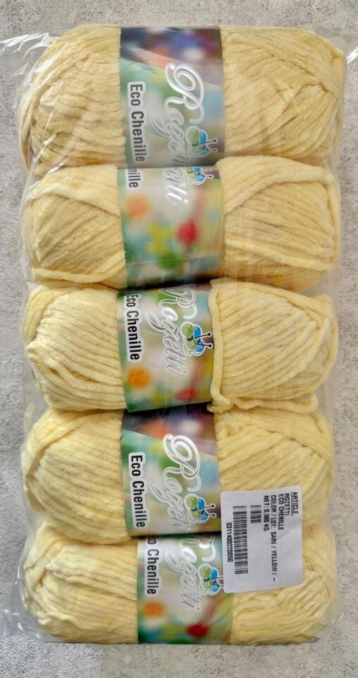 ECO CHENİLLE 02-39 AÇIK SARI 5 ADET