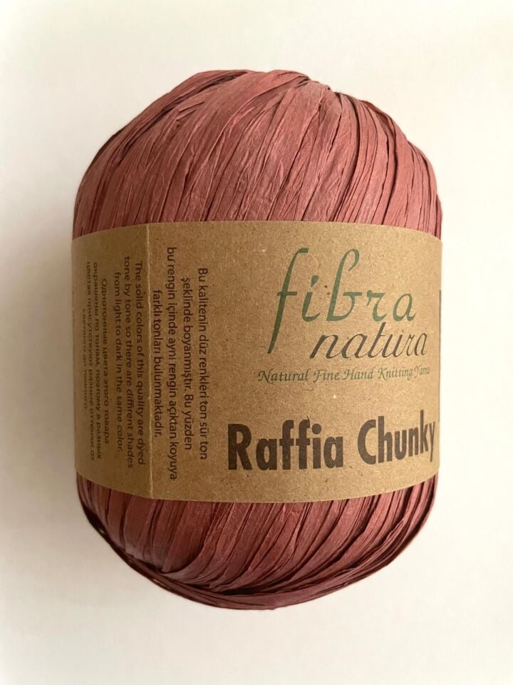 FİBRA NATURA RAFFİA CHUNKY KAHVERENGİ 114-07
