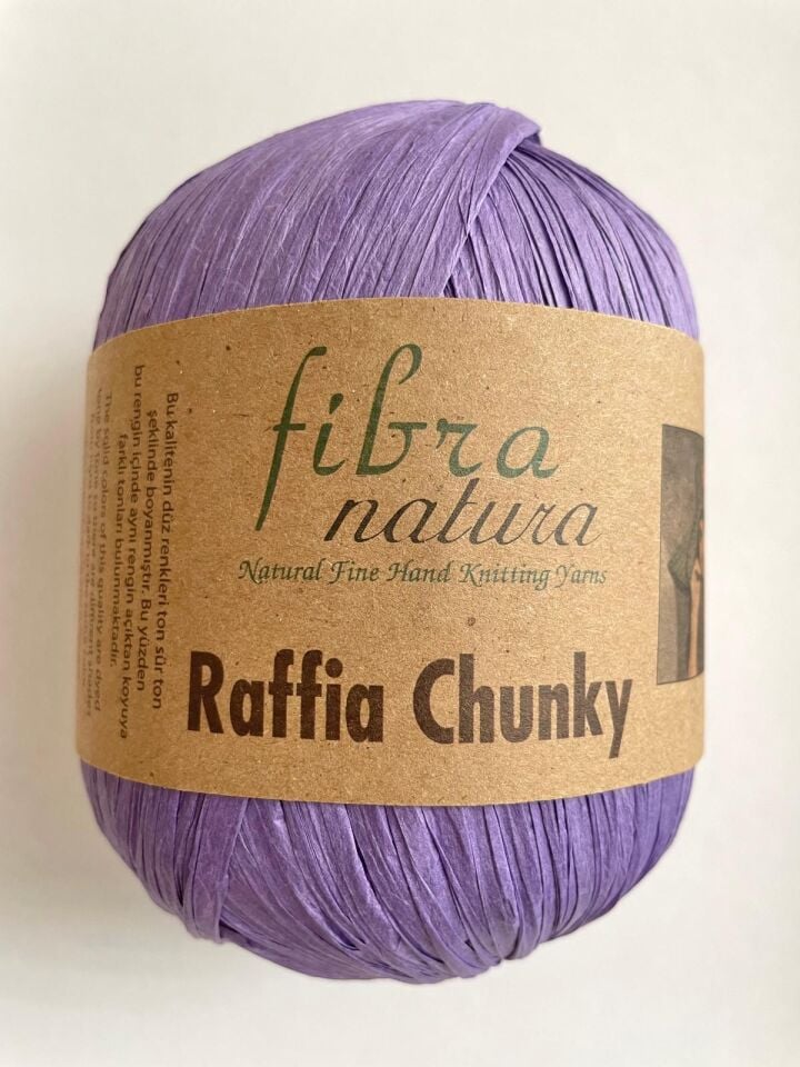 FİBRA NATURA RAFFİA CHUNKY MOR 114-08