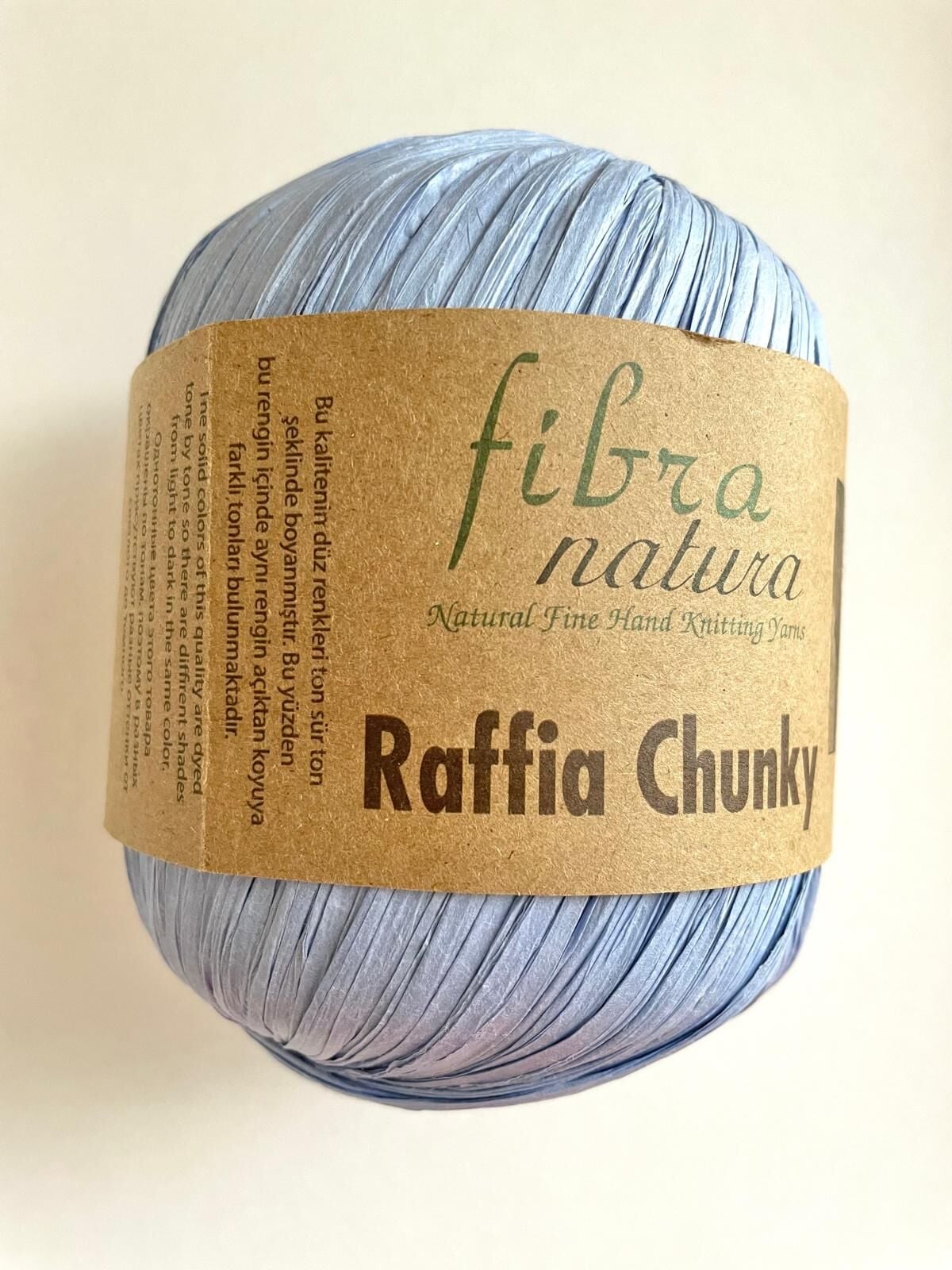FİBRA NATURA RAFFİA CHUNKY  MAVİ 114-11