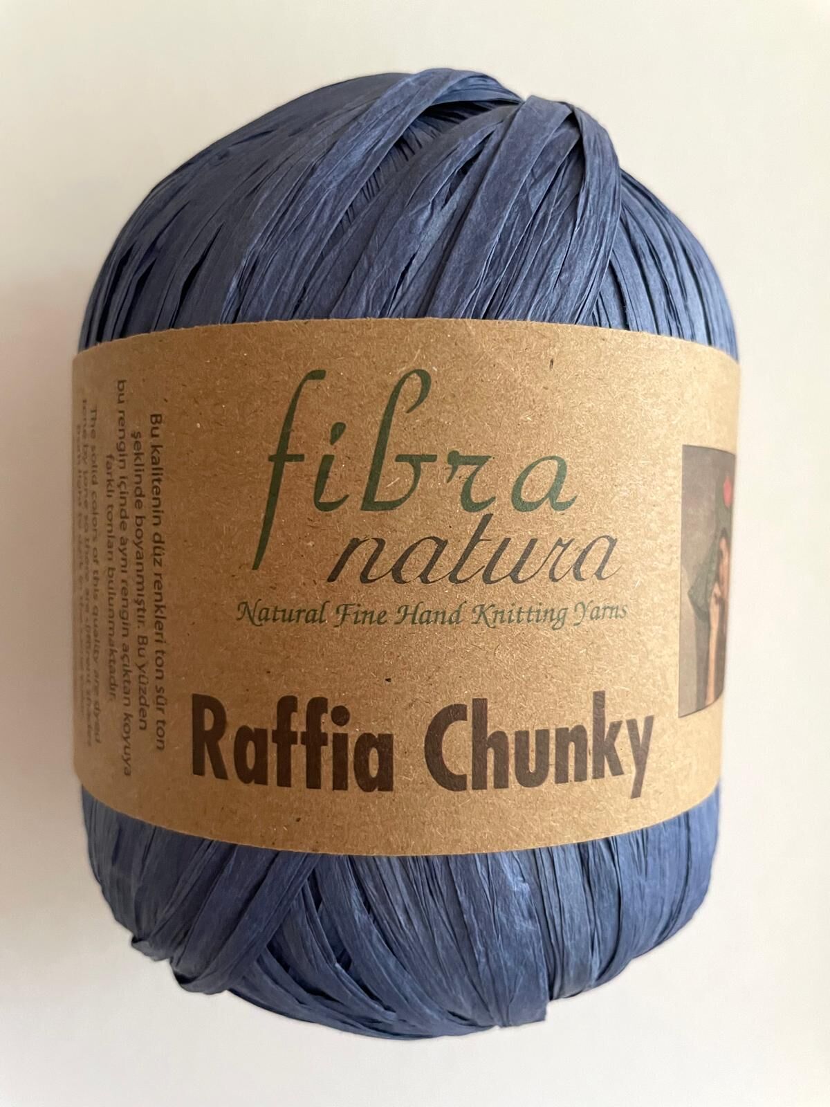 FİBRA NATURA RAFFİA CHUNKY LACİVERT 114-13