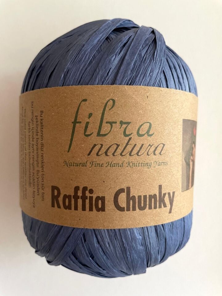 FİBRA NATURA RAFFİA CHUNKY LACİVERT 114-13