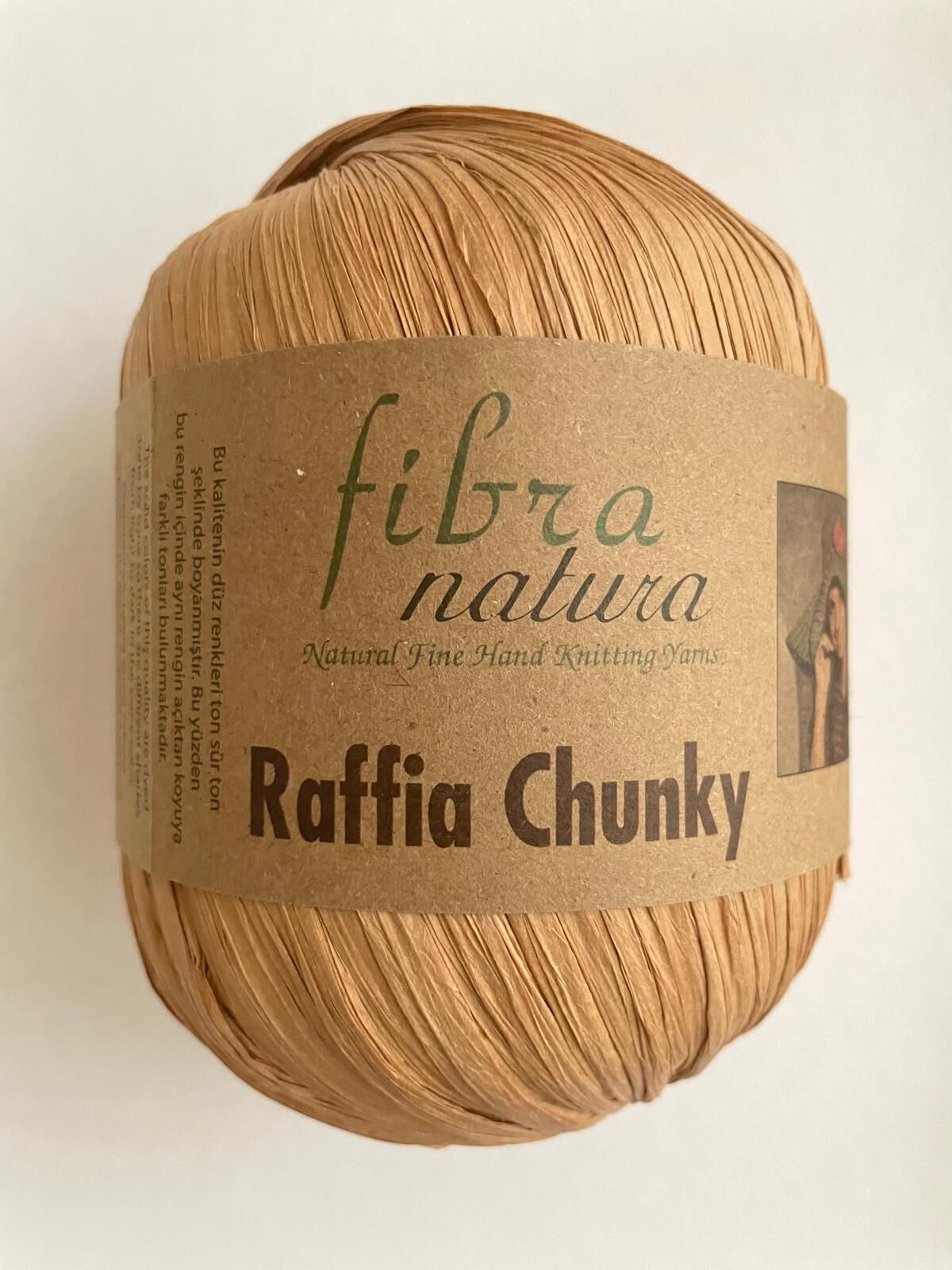 FİBRA NATURA RAFFİA CHUNKY KESE KAĞIDI 114-18