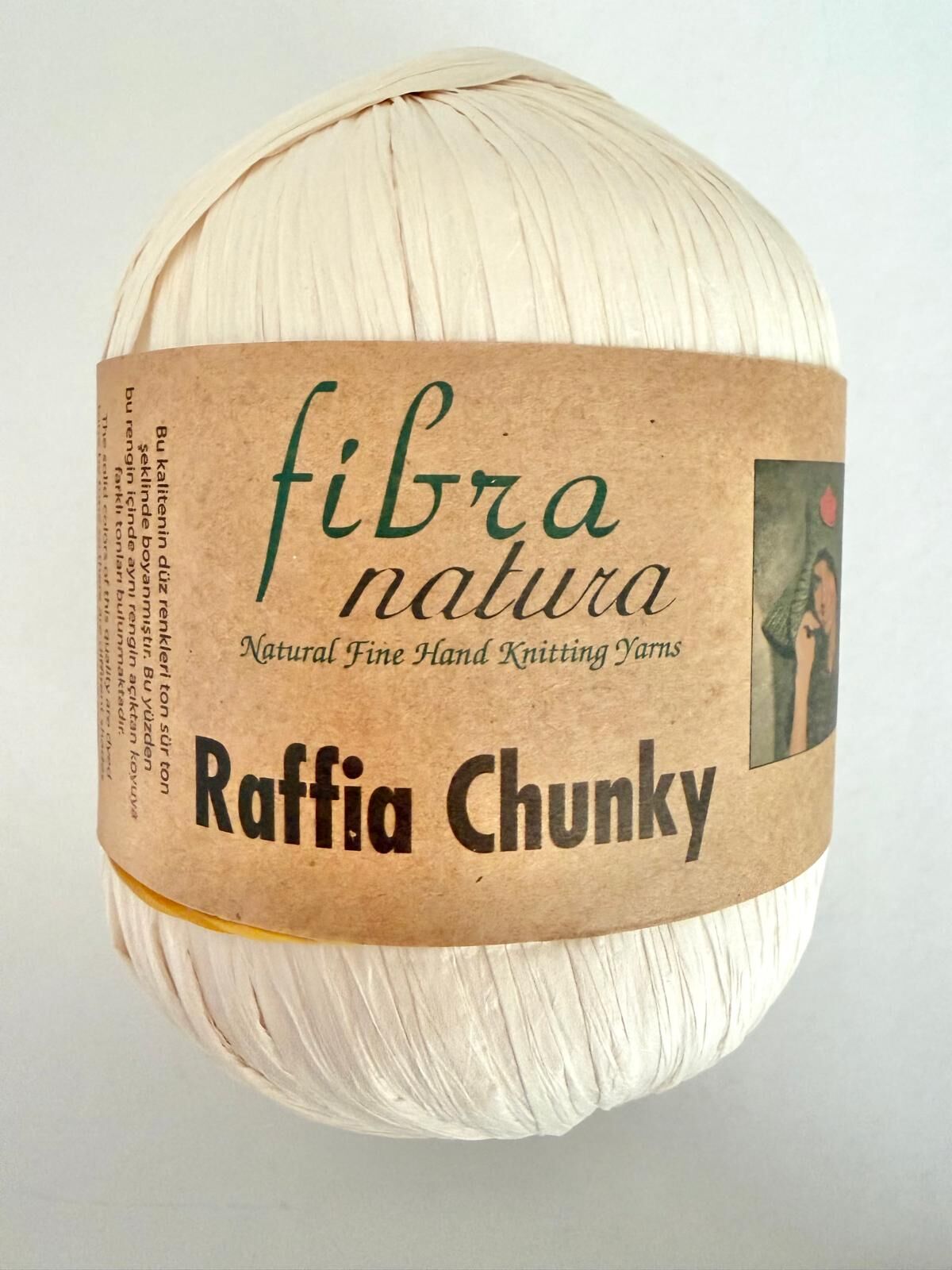 FİBRA NATURA RAFFİA CHUNKY EKRU 114-23