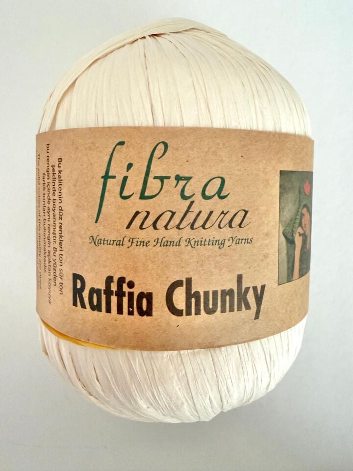 FİBRA NATURA RAFFİA CHUNKY EKRU 114-23