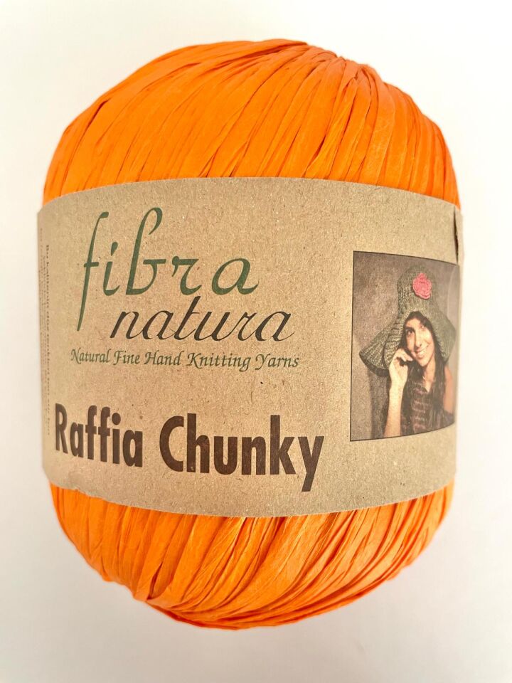 FİBRA NATURA RAFFİA CHUNKY TURUNCU 114-25