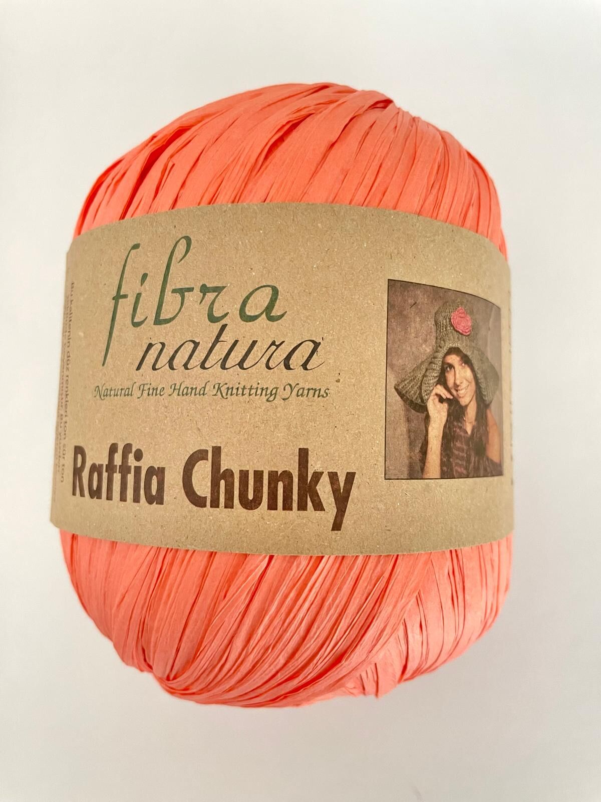 FİBRA NATURA RAFFİA CHUNKY TURUNCU 114-27