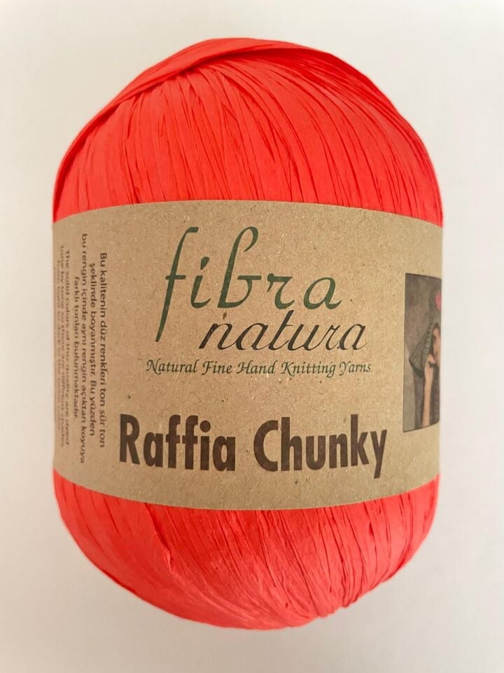 FİBRA NATURA RAFFİA CHUNKY TURUNCU 114-29