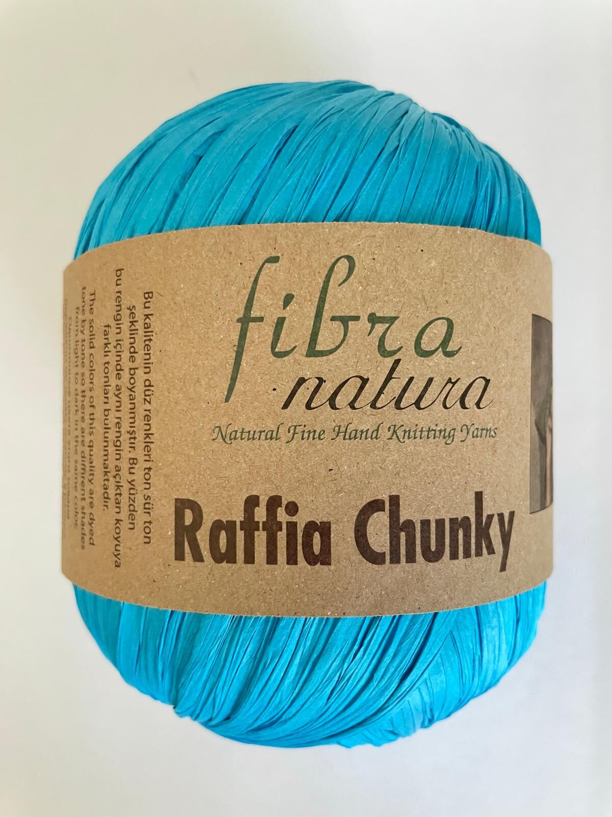 FİBRA NATURA RAFFİA CHUNKY MAVİ 114-36