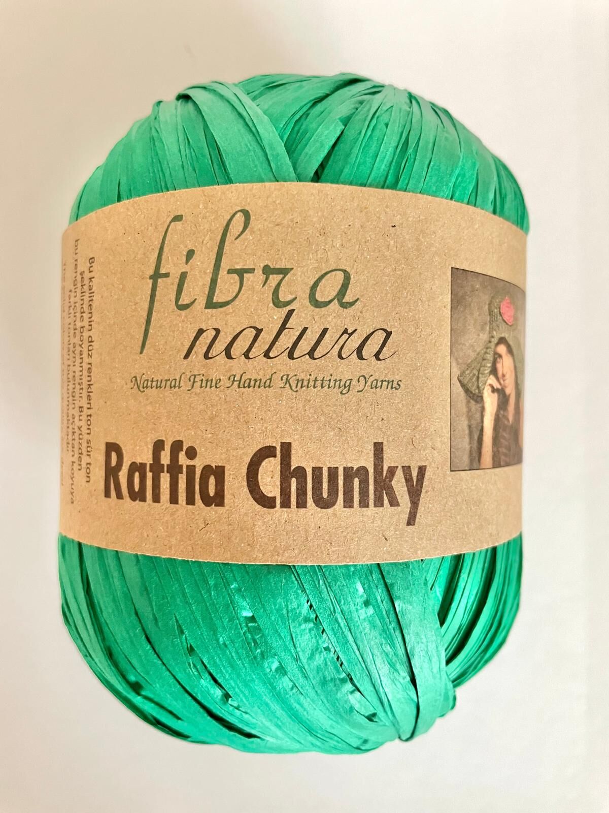 FİBRA NATURA RAFFİA CHUNKY NEON ÇİMEN YEŞİL 114-40