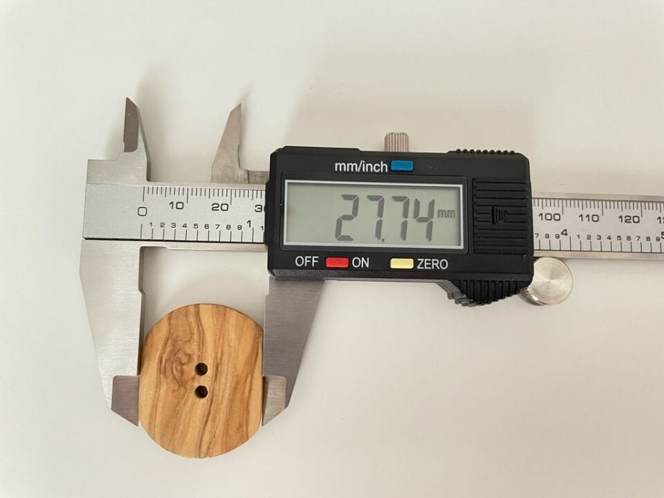 AHŞAP KARE DÜĞME 3 ADET