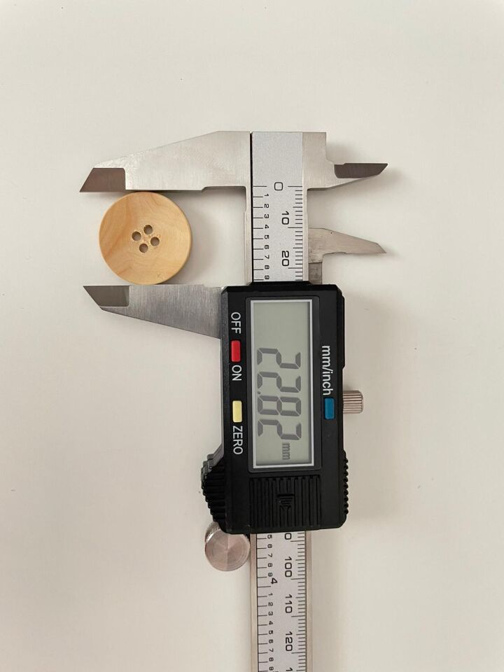 YUVARLAK AHŞAP DÜĞME (5Adet)